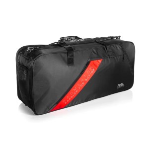 RSL Explorer 3.6 badminton bag in black and red – full product view