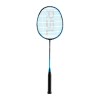 RSL Gravite GA-911 badminton racket in grey, blue and black - full front view