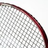 RSL Gravite Play badminton racket – red upper-frame detail
