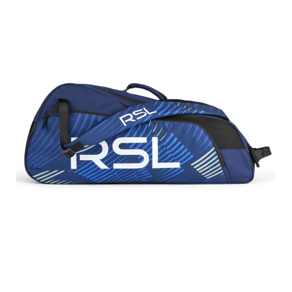 RSL Team racket bag for up to 6 rackets in blue - side view