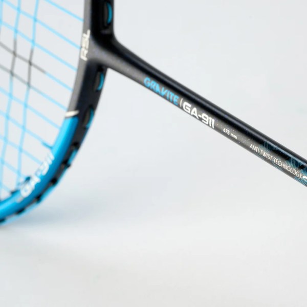 RSL Gravite GA-911 badminton racket shaft and frame connection detail
