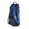RSL Team racket bag for up to 6 rackets in blue - rear and shoulder strap view