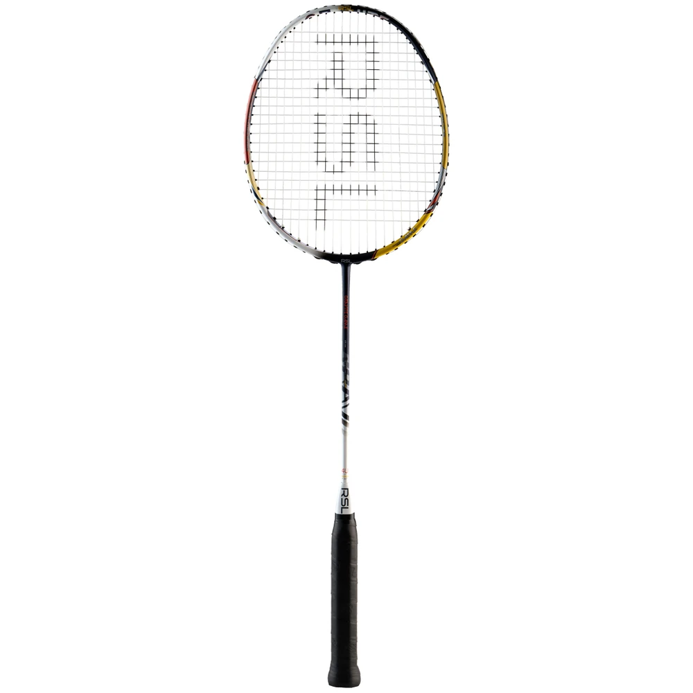 RSL Gravite Game badminton racket in black – full product view